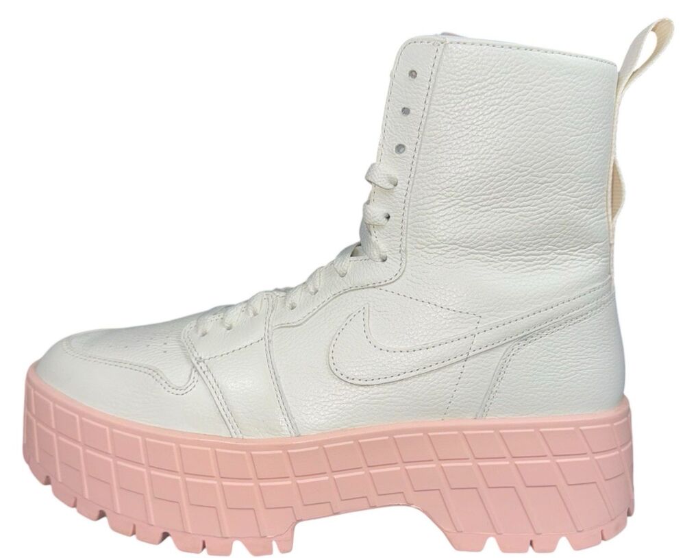 Air Jordan 1 High Brooklyn Size 12 Sneaker Boots Leather Combat Moto New